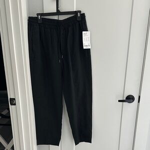 Athleta Black Ankle-Length Drawstring Pants